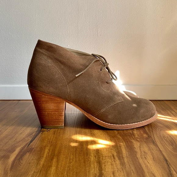 Boden/Anthro Suede Booties - Picture 5 of 13
